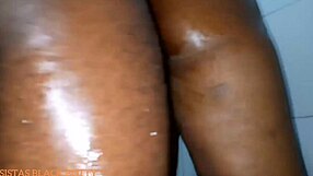 Big black cock pounded my ass loudly in public