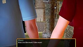 Blonde and redhead in anime family scene with big tits and asses getting fucked homemade style.