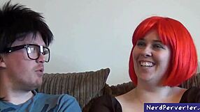 Black Booty Girl Strips and Blows Intensely