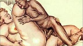 Vintage erotic art collection