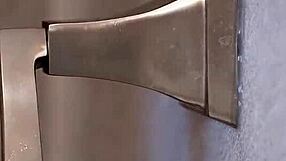 Curly hair stepsister allie addison shares hot shower with jealous stepbrother