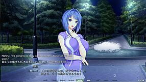 Akumeru family mahiru route part 10 features park sex with bent over doggystyle and toys