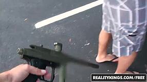RealityKings showcases Milf Hunter Levi Cash with GI Jen's camo booty