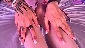 4 Fingers in Pussy and Feet Licking for Slutty Nurse