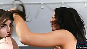 portuguese and canadian brunettes hot lesbian babes with shaved pussies