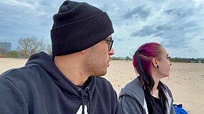 i gave her a creampie after our beach date, her pussy was so wet and tight