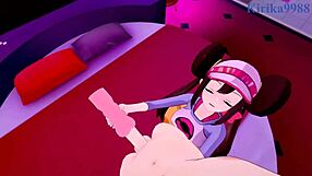 iono nanjamo and rosa mei have intense sex in pokemon pov hentai with big tits and creampie.