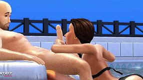 I dive into passionpool with jade rosa in sims 4 hentai