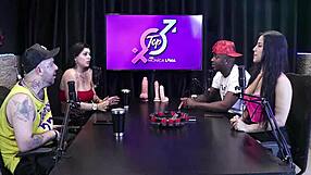 Bizarre scat moment with strong pussy smell