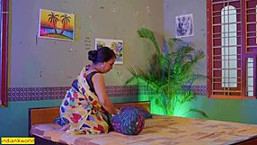 Asian teen enjoys creampie sex on the ranch