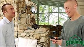 teen with stepbrother and boyfriend blindfolded