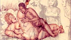 Vintage erotic art collection