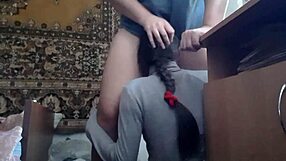 I guide her head for faster cum, girls reach intense orgasm