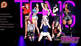 thirsty for my guest hentai game pornplay ep 2 hard boner on the sofa while having naughty dreams