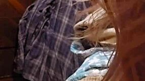 face fucking little redhead with teasing slap