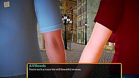 Blonde and redhead in anime family scene with big tits and asses getting fucked homemade style.