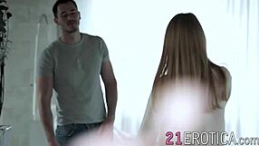 Blonde Beauty Teases Man with Blowjob Before Riding His Monster Cock