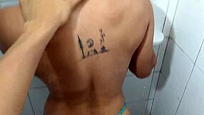 showering with hermanastra turns into hard fucking part 1