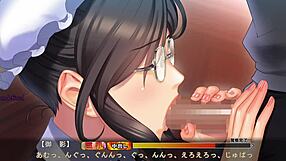 Maid-san to boin game Mikage scene 1 in English