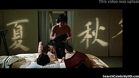 vivian shines topless in pillow book 1995 scene