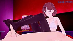 Madoka Higuchi in intense sex scene from Idolmaster Shiny Colors hentai
