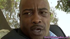 Stepdaughter Takes Facial Cumshot