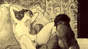 Vintage erotic art collection