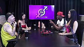 Bizarre scat moment with strong pussy smell