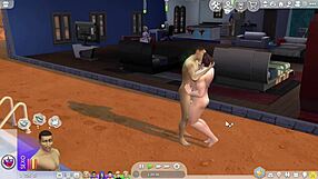 The hetero sim finally gives in to gay temptation 😏