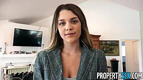propertysex hot real estate agent with big tits bangs client in hardcore scene