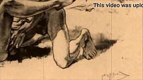 Vintage erotic art collection