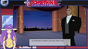 Redhead teen 18+ with big tits and ass plays a sexy game