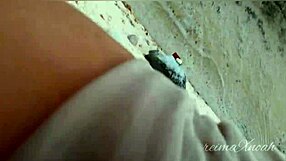 part 2: pinay moaning during risky beach fucking adventure