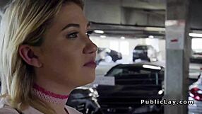 dude makes blonde laugh then intensely fucks her