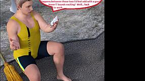 cheating milf hotwife & cuckold 3d comics with big black cock cumshot.