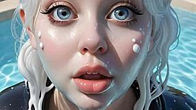 The Art of FACE PAINTING with 100 Wild AI Facials in Blowbang Action