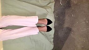 Amateur milf engages in intimate webcam anal fetish session.