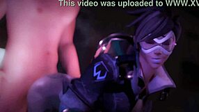3D animated porn with tracer and anal sex