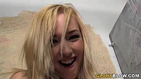 Rylie Richman takes on huge black dick at gloryhole