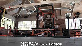 Step Sister Catches Bro Peeping!