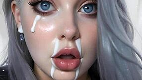 The Art of FACE PAINTING with 100 Wild AI Facials in Blowbang Action