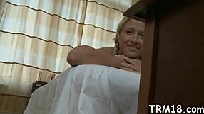 Oiled Amateurs End Massage with Intense Gangbang