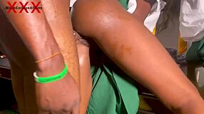 Naughty Ebony Students Get Assfucked In Classroom.