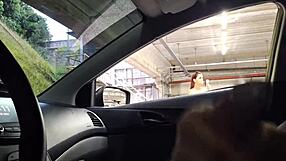 hey, check this risky public masturbation by a gorgeous woman