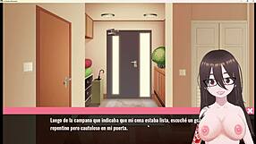 Intense emo babe with big tits in memory game.