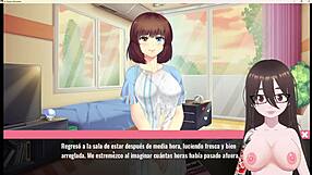 Intense emo babe with big tits in memory game.