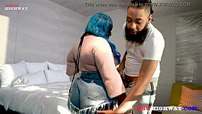 In Her Debut On BBW Highway, Juicy Dimpless Provocatively Takes Backshots With Big Black Cock
