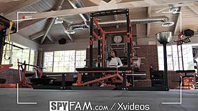 Step Sister Catches Bro Peeping!