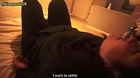 Chubby bbw accidentally swallows stepbrother's dick during movie night