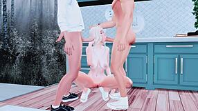 Stepmom's secret desires: big cock, double penetration, and more